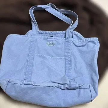 완판템 GAP 로고 토트백 새상품급 블루