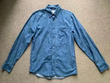 [ 고품질 ] nudie jeans 샴브레이 셔츠 STANLEY 네이비