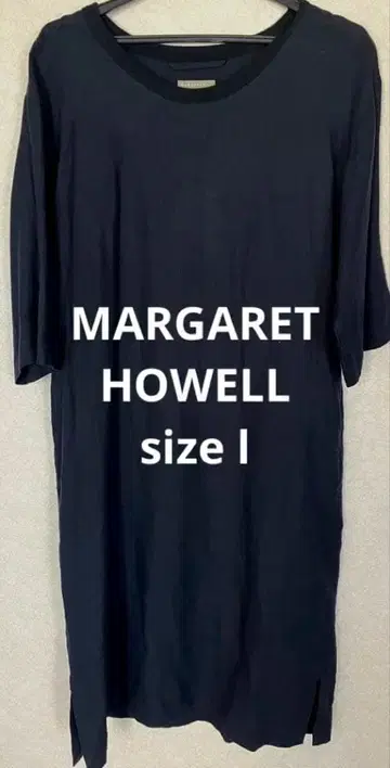 MARGARET HOWELL 마가렛호웰 원피스 린넨 네이비