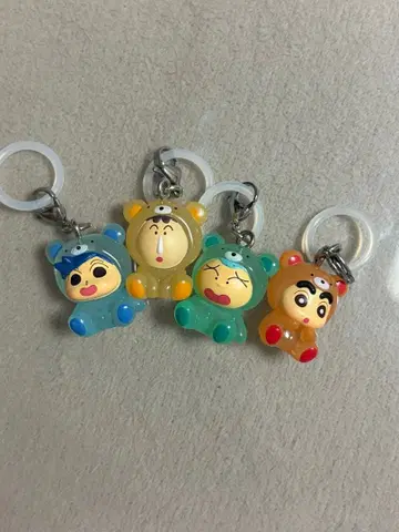짱구는 못말려(크레용 신짱) 메지루시 액세서리 모두 함께 곰 파자마 4세트