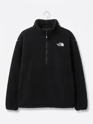THE NORTH FACE 하프 지퍼 보아 자켓 블랙