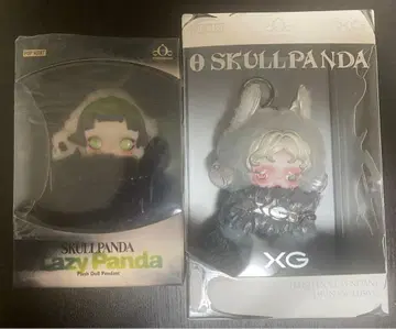 POP MART SKULLPANDA 봉제 인형 3종 세트