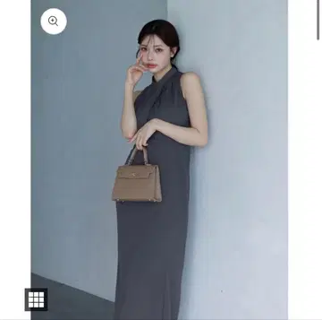 [ 미사용 새상품 ] 프론트 드레이프 아이라인 원피스
