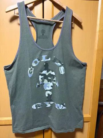 Gold's Gym 탱크탑 카키 XL 사이즈