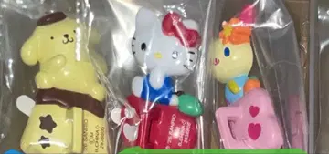 산리오 키링 행거 가챠가챠 3종 세트