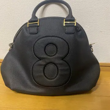 muta marine 펀칭 가죽 핸드백