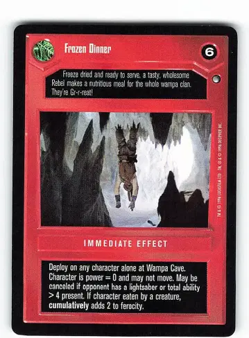 STAR WARS CCG [영문] 얼어붙은 혹성 호스 Dark Frozen Dinner R1