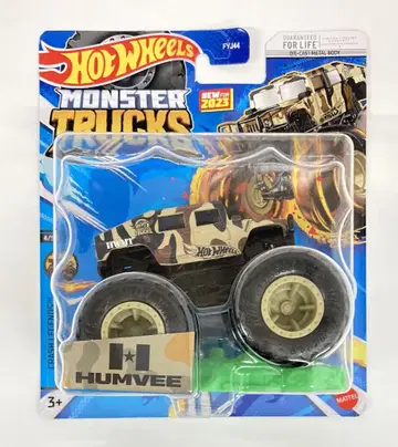 MATTEL 2023 몬스터 트럭/크래쉬 레전드 4/5 핫휠 험비 카모플라쥬 4/5