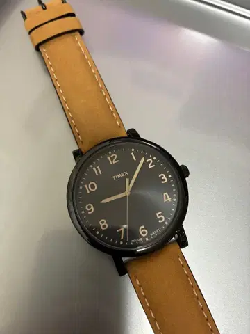 TIMEX 모던 이지 리더 42mm 미사용 새상품 블랙 타이맥스