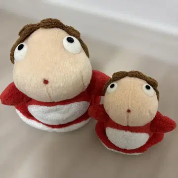 [레어] 벼랑 위의 포뇨 포뇨 봉제 인형 2종 세트 상영 당시 물 산애로우