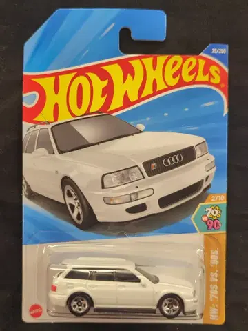 MATTEL HW:'70 VS.'90S 2/10 HOTWHEELS '94 AUDI AVANT RS2 29/250