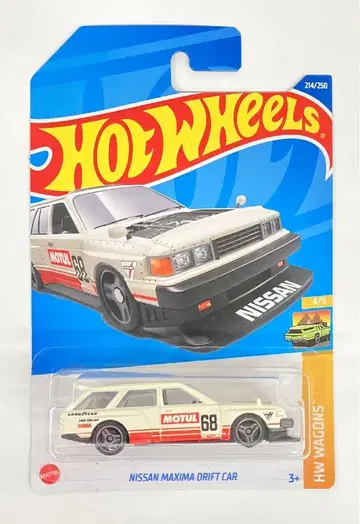 MATTEL HOTWHEELS HW WAGONS 4/5 HHF55 NISSAN MAXIMA DRIFT CAR/아이보리 214/250