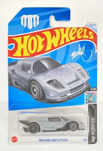 MATTEL HOTWHEELS HW MODIFIED 5/10 HXP78 MAD MIKE DRIFT ATTACK/ 그레이 59/250
