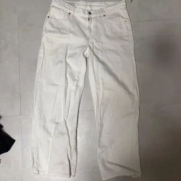 GAP 화이트 데님 팬츠 LOW STRIDE