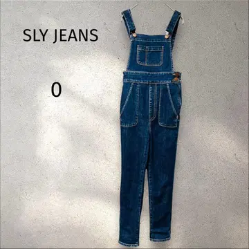 SLY JEANS*오버롤 살로펫 데님 [ 0 ] 스트레치