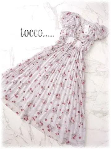 [택 포함 미사용 새상품] toccocloset 체리 원피스