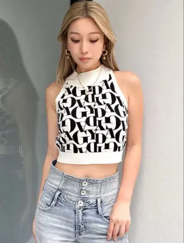 GYDA 로고 니트탑