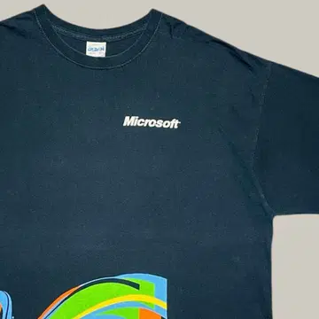 2010 Microsoft 마이크로소프트 티셔츠 블랙 XL GILDAN