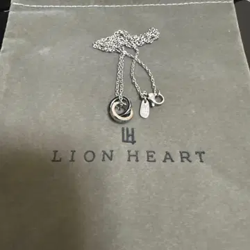 LION HEART 더블 링 목걸이