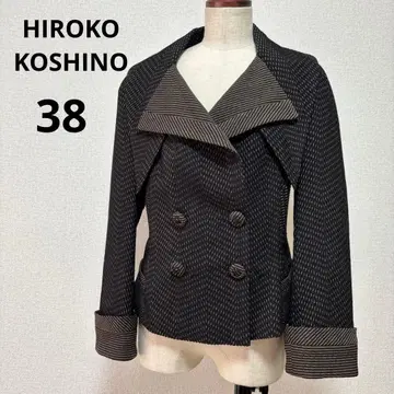 HIROKO KOSHINO 테일러드 자켓 올 패턴 38