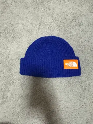 THE NORTH FACE 파랑 니트 모자