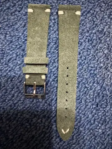 G.L.C. Straps 스웨이드 가죽 시계 벨트 퀵 스프링 바