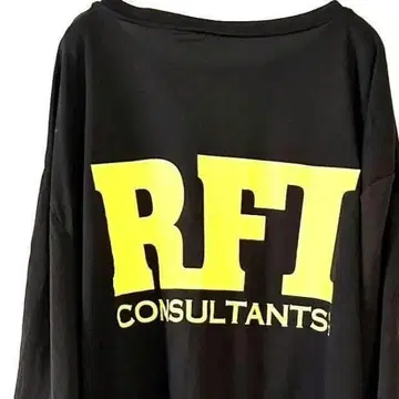 RFI 컨설턴츠 CONSULTANTS 티셔츠 블랙 검정 구제 의류