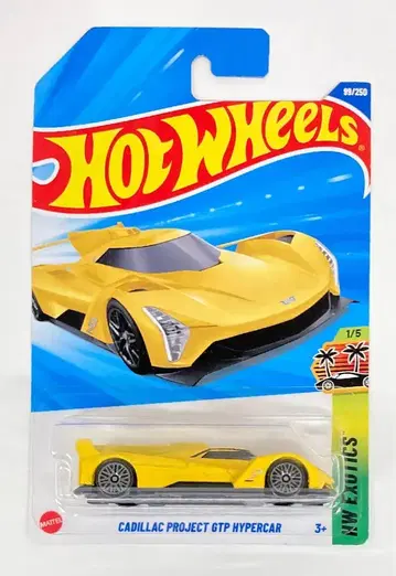 MATTEL HOTWHEELS HW EXOTICS 1/5 HYX40 CADILLAC PROJECT GTP HYPERCAR/옐로우 99/250