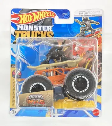 MATTEL MONSTER TRUCKS/FREESTYLE WRECKERS 1/11 HOTWHEELS BOARD TO BE WILD 1/11