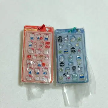 미개봉 새상품 산리오 모자 꽁지 드롭 씰 가챠 키티 하피단부이
