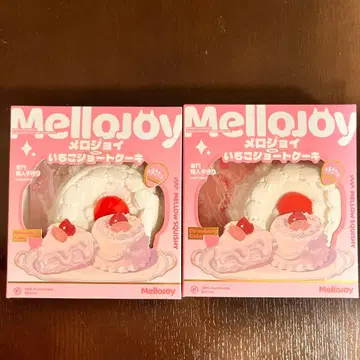 Mellojoy 딸기 숏 케이크 홀 2개 세트 무스 크림