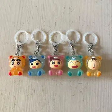 짱구는 못말려(크레용 신짱) 메지루시 액세서리 모두 함께 곰 파자마 컴플리트