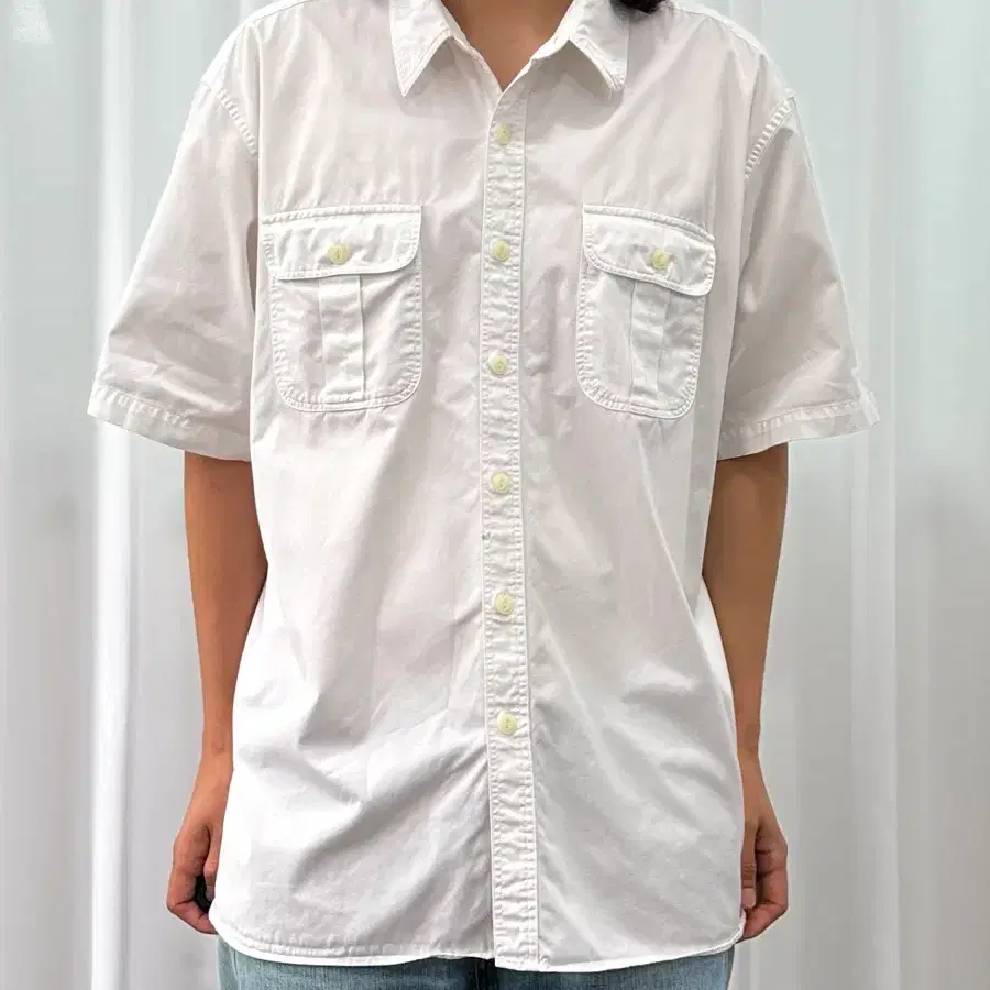 [2XL]폴로 랄프로렌 포켓 워크 셔츠