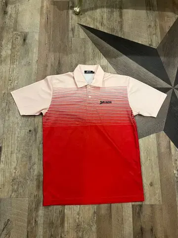 SRIXON 스릭슨 골프웨어 피케 셔츠 반팔 레드 마츠야마 히데키