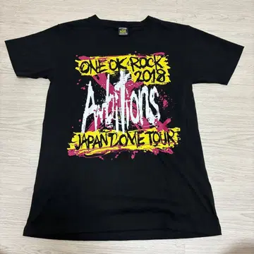 ONE OK ROCK 2018 Ambitions 원오크록 티셔츠 M