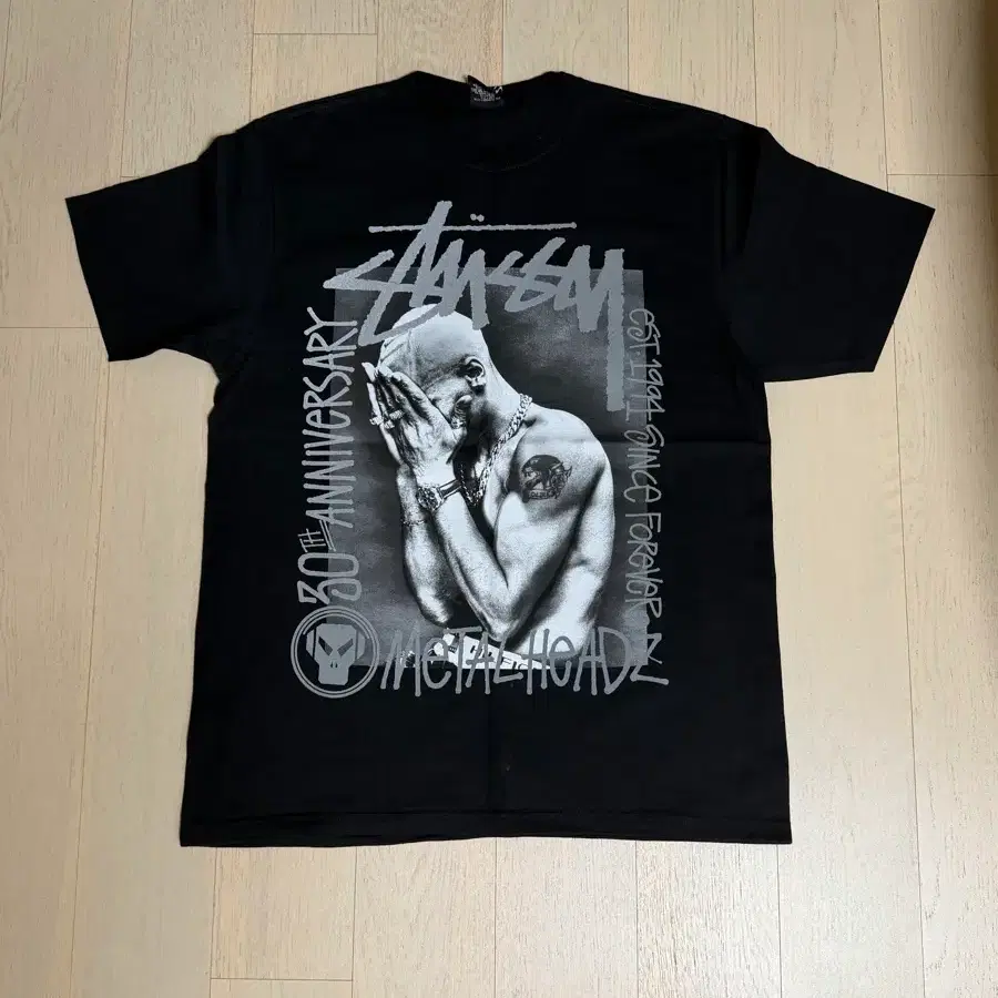 Stussy x Goldie Metalheadz 30 T-Shirt Black