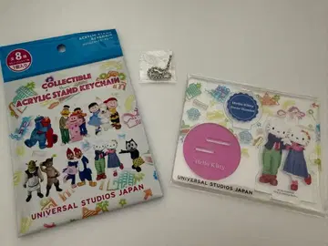 USJ 콜렉터블 아크릴 스탠드 키체인 키티&다니엘