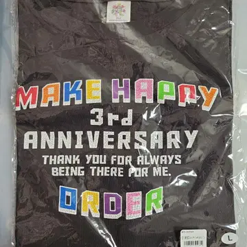 7ORDER 3rd Anniversary T셔츠 L사이즈