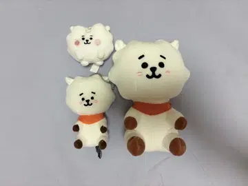 [ 즉시 구매 가격 인하 ] BT21 RJ 봉제 인형 마스코트 3점 세트