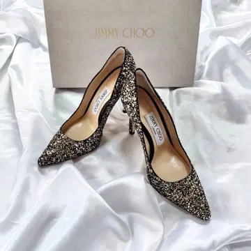JIMMY CHOO*지미추 라메 글리터 펌프스 힐 작은 사이즈