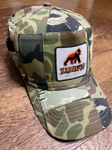 XLARGE 카모 패턴 캡