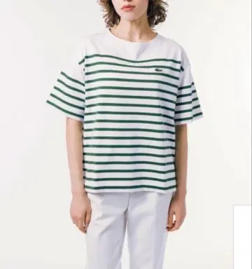 [ LACOSTE ] 패널 보더 바스크 셔츠