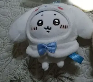 초대 초기 치이카와 (먼작귀) 산리오 쁘띠 미니 후드 마스코트 하치와레 시나몬