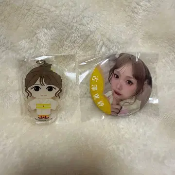 큐스트 후루사와 리사 아크릴 마커 캔뱃지