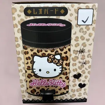 Hello Kitty 더스트 박스 레오파드 무늬