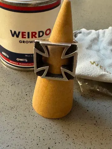 WEIRDO 아이언 크로스 반지 20호