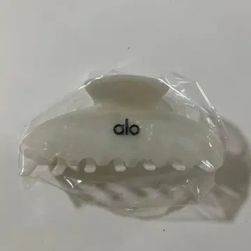 alo 90's 크로우 클립 애로우 요가 마블 화이트 화이트