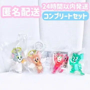 톰과 제리 천사와 악마 메지루시 가챠 마스코트 액세서리 컴플리트