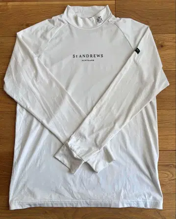 St ANDREWS SCOTLAND 긴팔 셔츠 화이트