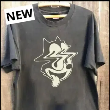 Felix the Cat 그래픽 티셔츠 남성용 티셔츠 L 블랙 T